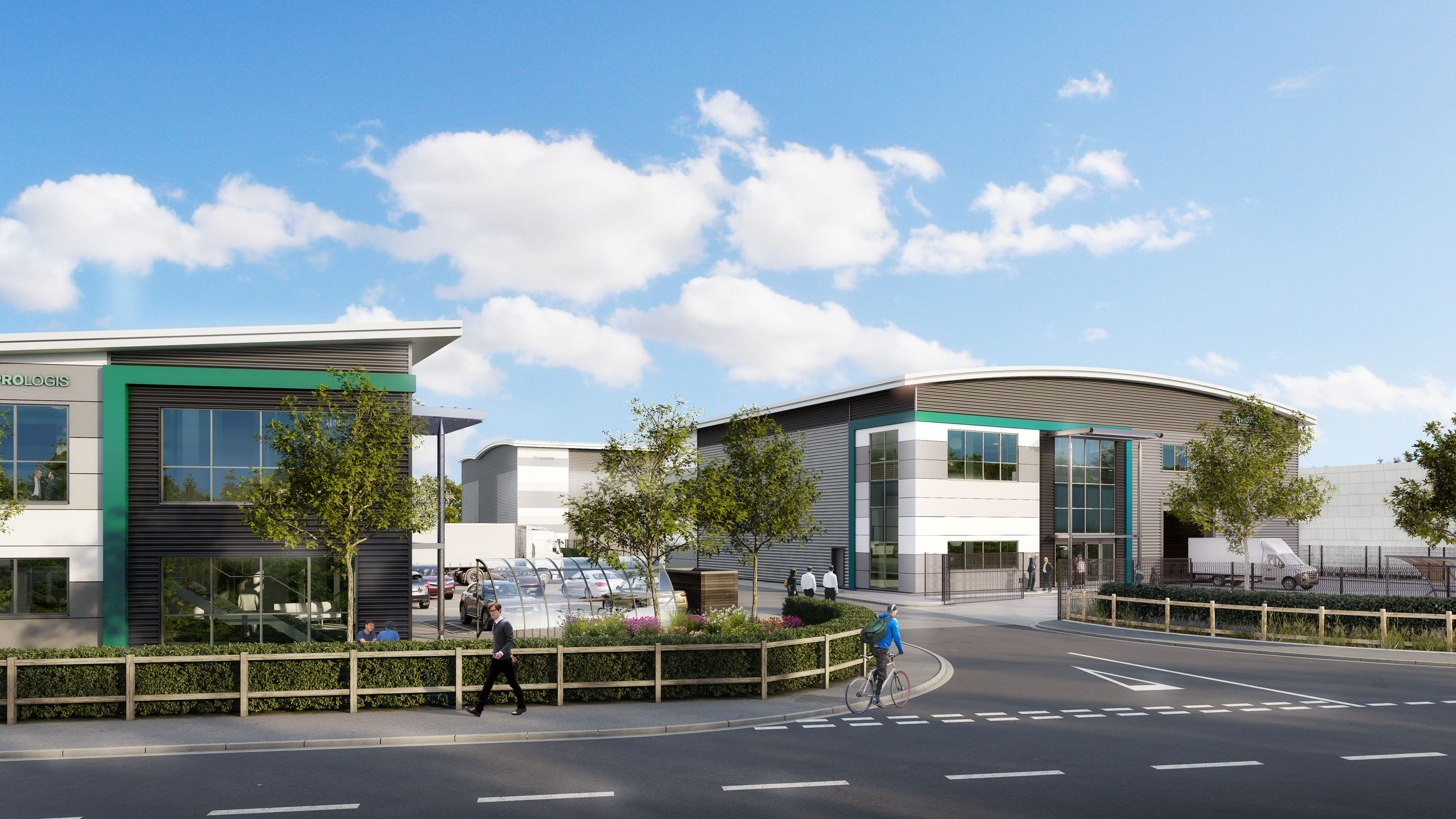 Prologis Park Beddington CGI street view