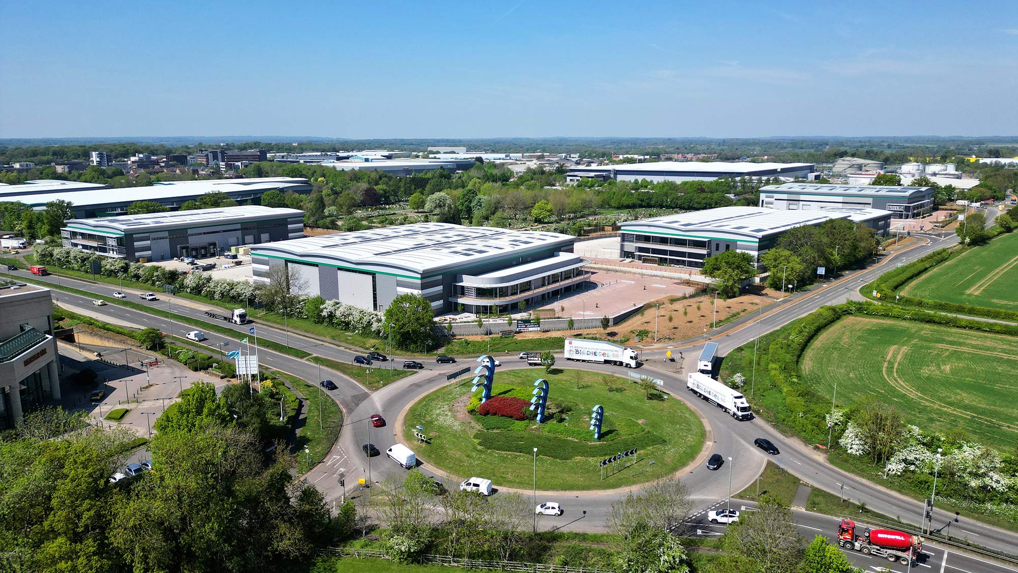 Aerial of Prologis Park Hemel Hempstead