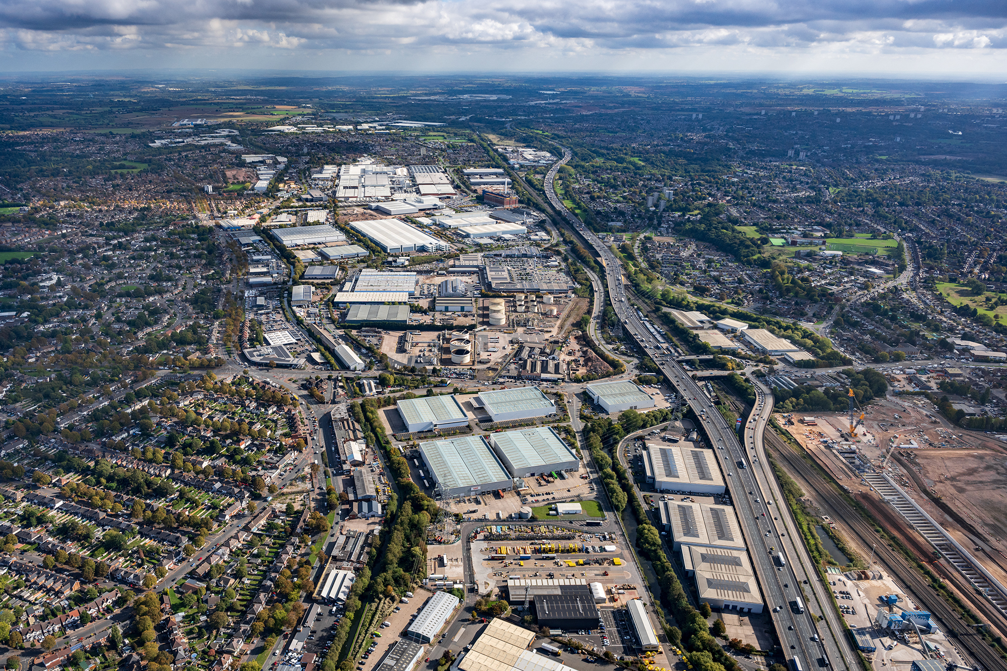 Aerial of Prologis Park Bromford Gate