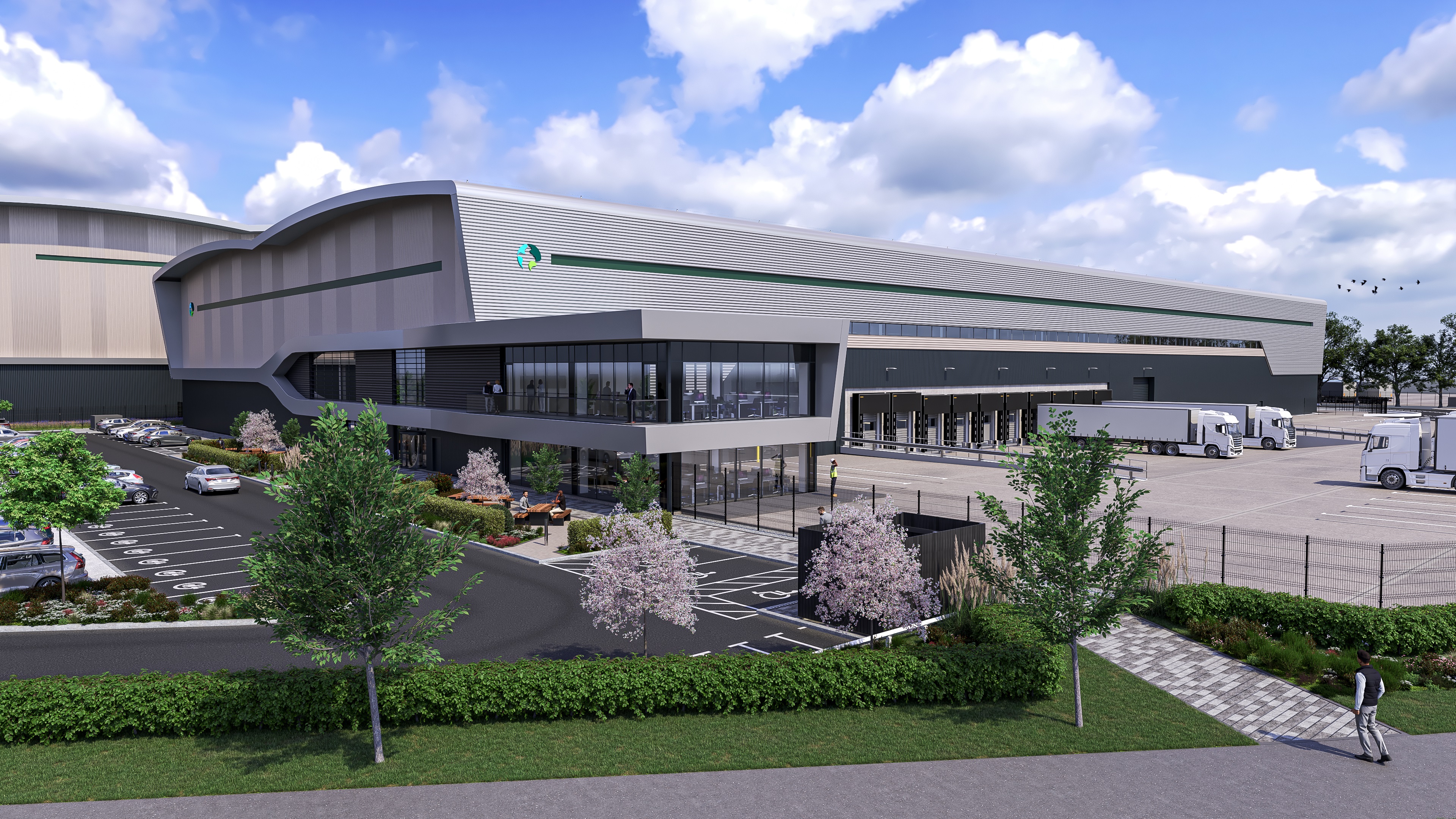 Distribution Centre at Daventry International Rail Freight Terminal