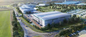 Prologis Park Hemel Hempstead aerial CGI