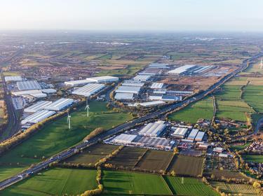 Aerial image of the Prologis RFI DIRFT park