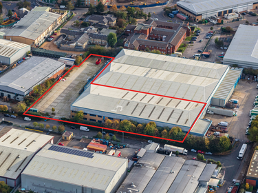 Park Royal DC3 aerial photo with red outline Park Royal DC3 aerial photo with red outline