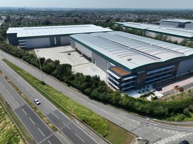 Prologis Park West London June 23 drone shot Prologis Park West London June 23 drone shot