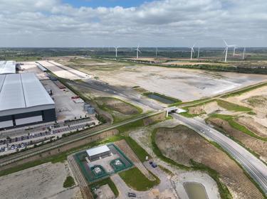 Prologis Dirft site plan drone photo May 2023