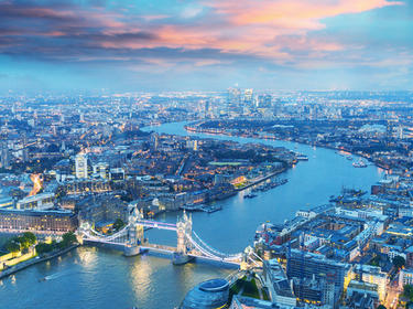 Aerial picture of London