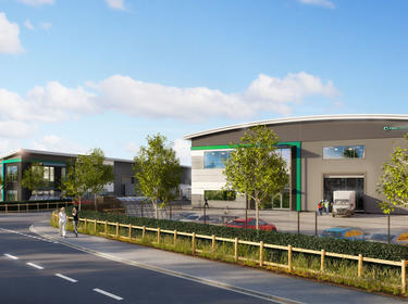 Prologis Park Beddington CGI street view