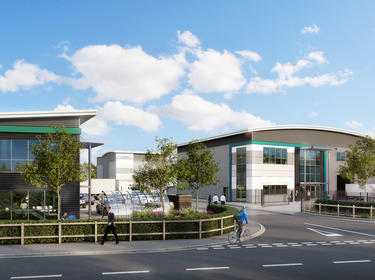 Prologis Park Beddington CGI street view