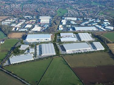 Wellingborough West CGI aerial