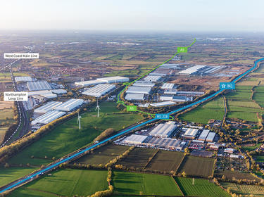 DIRFT aerial with label