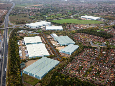Prologis Grange Park aerial
