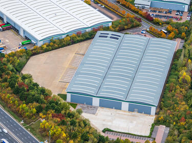 Aerial image of Grange Park DC6