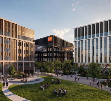 CGI of GSK Campus at Discovery Drive