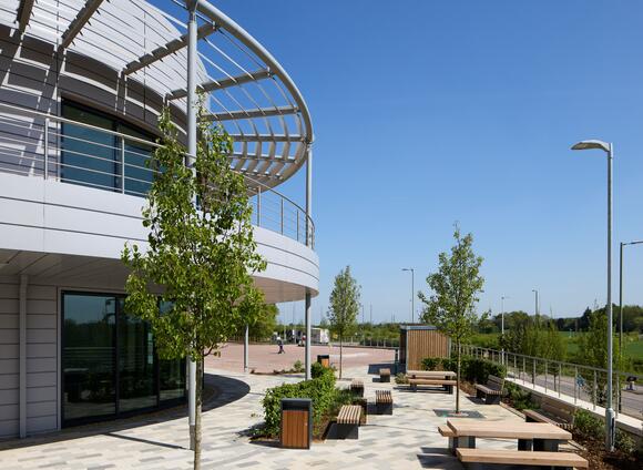 Prologis Park Hemel Hempstead DC9 with external welfare