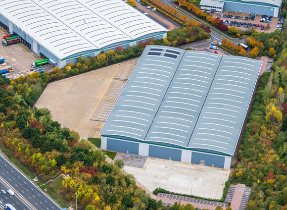 Aerial image of Grange Park DC6