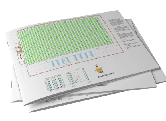 Grange Park DC6 VNA racking plan cover