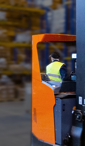 Prologis Operations Solutions forklift in warehouse Prologis Operations Solutions forklift in warehouse