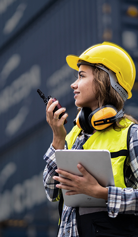 Prologis Workforce Solution female worker. Prologis Workforce Solution female worker.