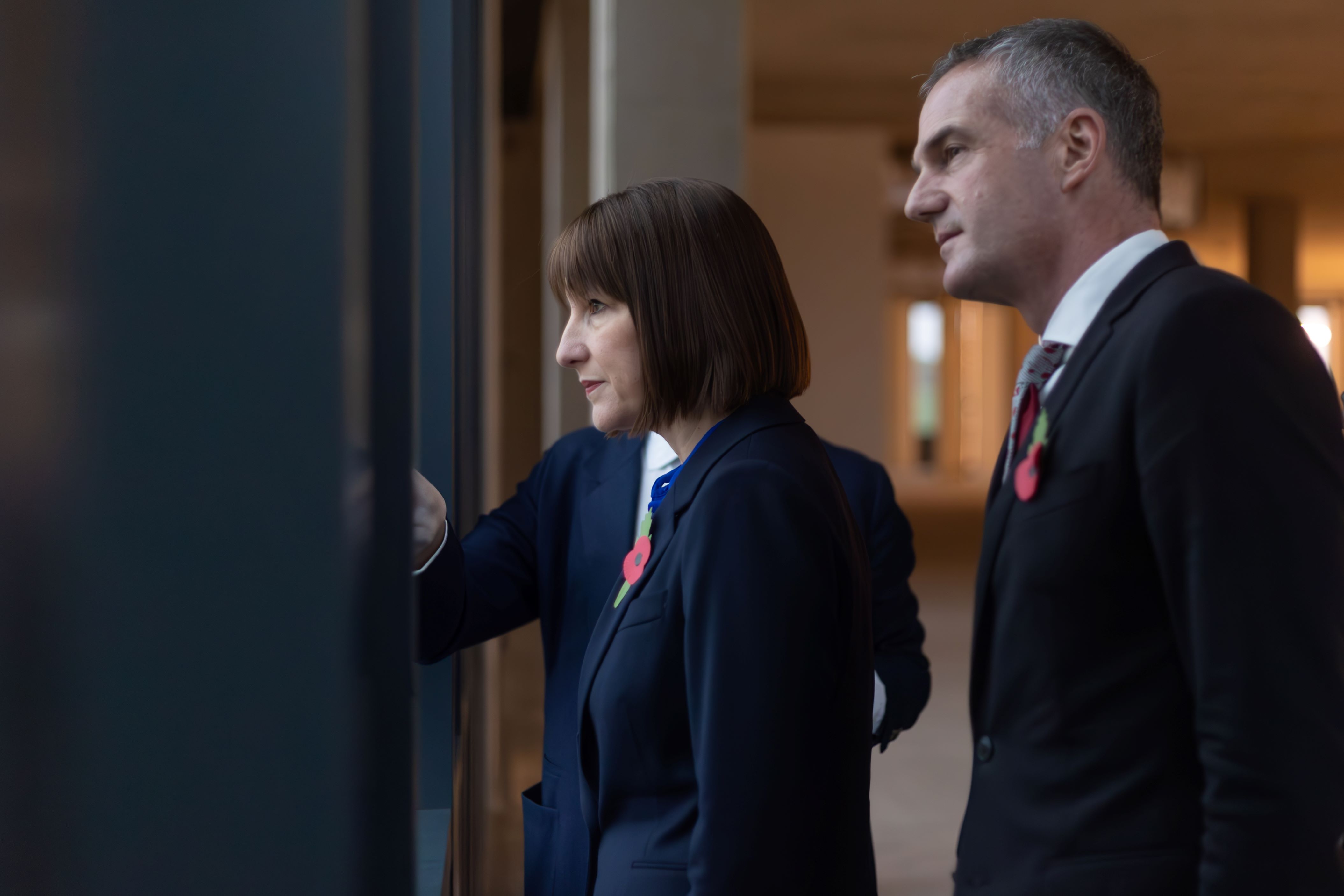 Rachel Reeves and Peter Kyle Treasury at Cambridge